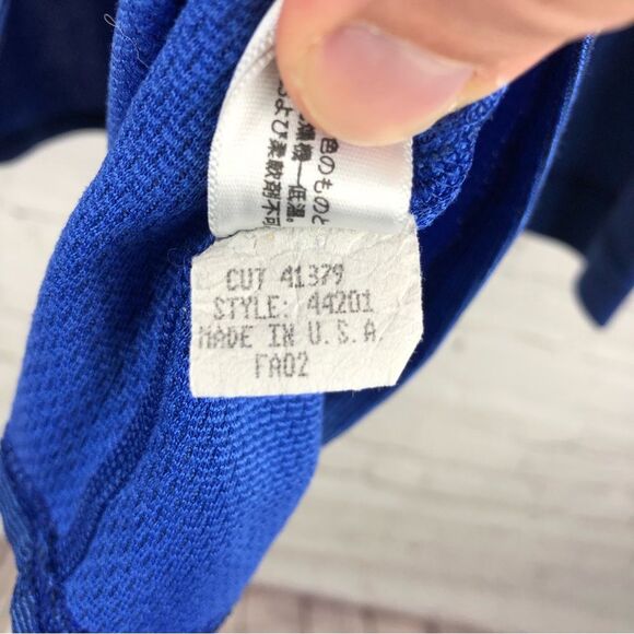 Patagonia Blue Tech Crew Shirt Men's Sz Large - Picture 6 of 7